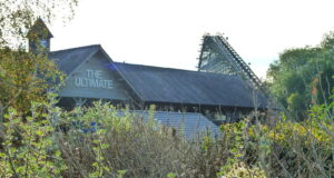 The Ultimate Roller Coaster at Lightwater Valley Family Adventure Park being Dismantled.