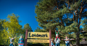 Bluey and Bingo Visit Landmark Forest Adventure Park