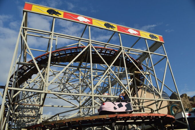 Wild Mouse One Of Blackpool Pleasure Beach s Most loved Rollercoaster