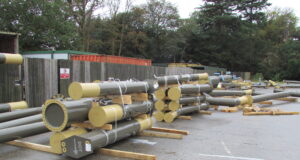 10 Pictures of coaster supports for Drayton Manor’s NEW Intamin launch Rollercoaster for 2024