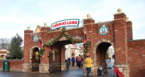 Christmas at Drayton Manor: Christmas Wonderland Thomas Land Entrance at Drayton Manor
