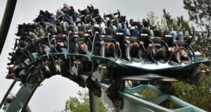 Galactica: The World’s First ‘Lying Down’ Ride Position Galactica at Alton Towers