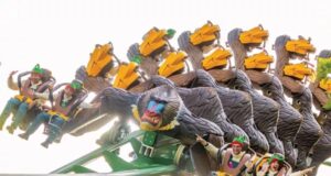 Chessington: Ride Mandrill Mayhem at Winters Tail Mandrill Mayhem at Chessington