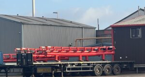 Blackpool Pleasure Beach: NEW Big One Track Delivered on Site Blackpool Pleasure Beach: NEW Big One Track Delivered on Site