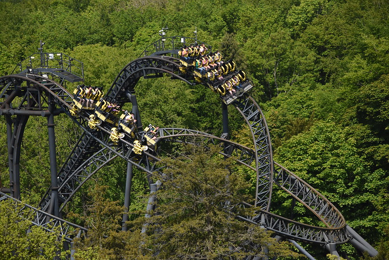 The Smiler Duel at Alton Towers