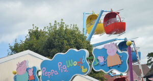 UK Theme Parks for Under 5 Year Olds Peppa Pig Wold Entrance at Paulton's Park