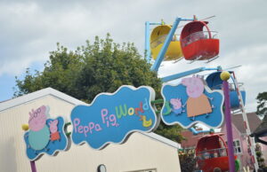 Themed Lands at UK Theme Parks: A Magical Experience Peppa Pig Wold Entrance at Paulton's Park