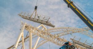 ‘Touch the Sky’ Hyperia Construction Update: Lift Hill, Ride Station and More Hyperia Construction at Thorpe Park