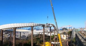 Blackpool Pleasure Beach: Avalanche Re-Paint Avalanche Re-Paint at Blackpool Pleasure Beach