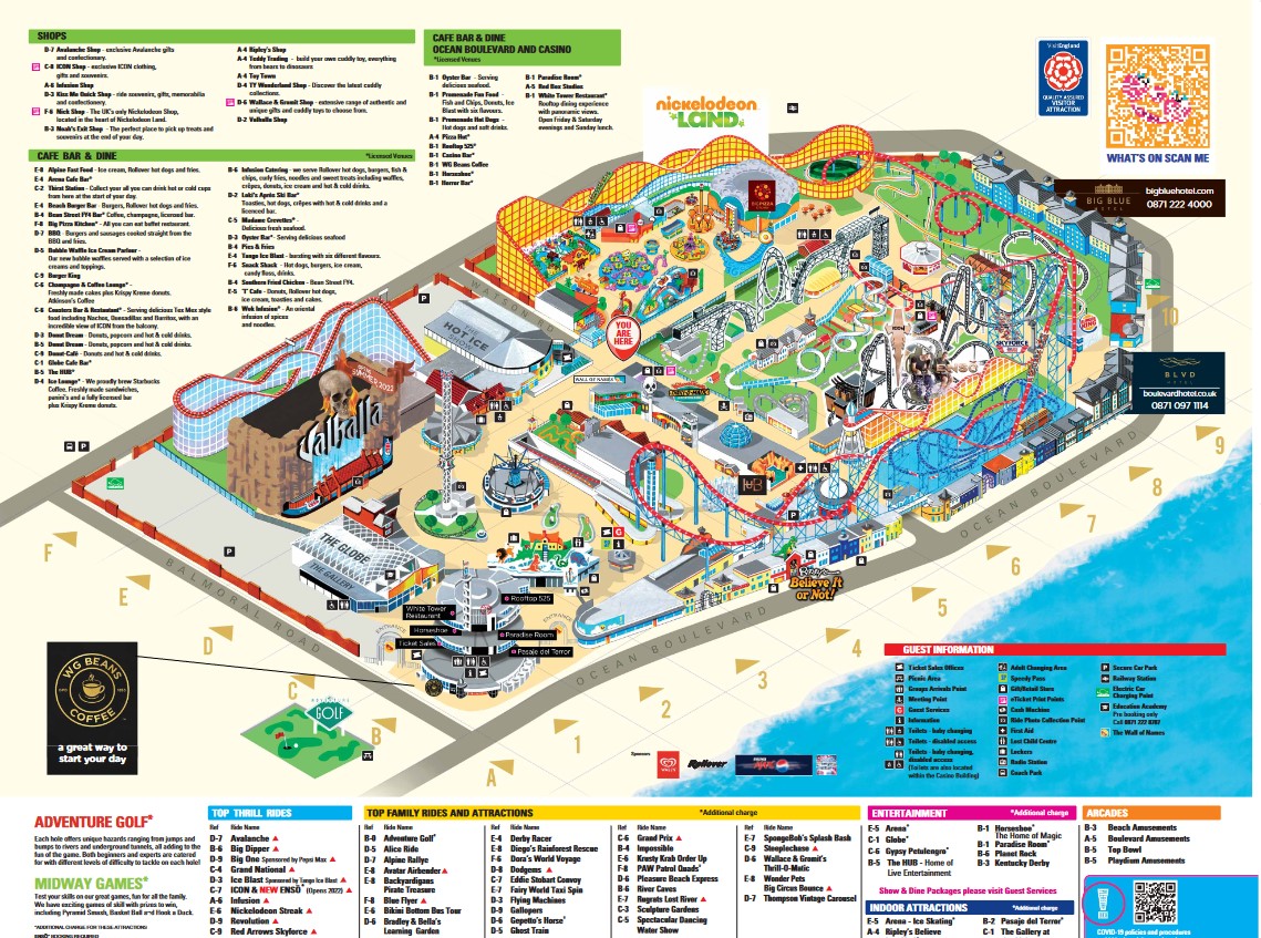 Visitors Guide to Blackpool Pleasure Beach UK Theme Park Spy