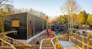 Hyperia Construction Update: Ride Station, Landscaping and More Hyperia Construction Update at Thorpe Park