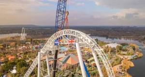Thorpe Park: Final Piece of the UK’s Tallest and Fastest Rollercoaster Installed Hyperia Topped Off at Thorpe Park