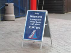 UK Theme Parks: What Happens If It Is Too Windy? Big One Closed due to High Winds at Blackpool Pleasure Beach