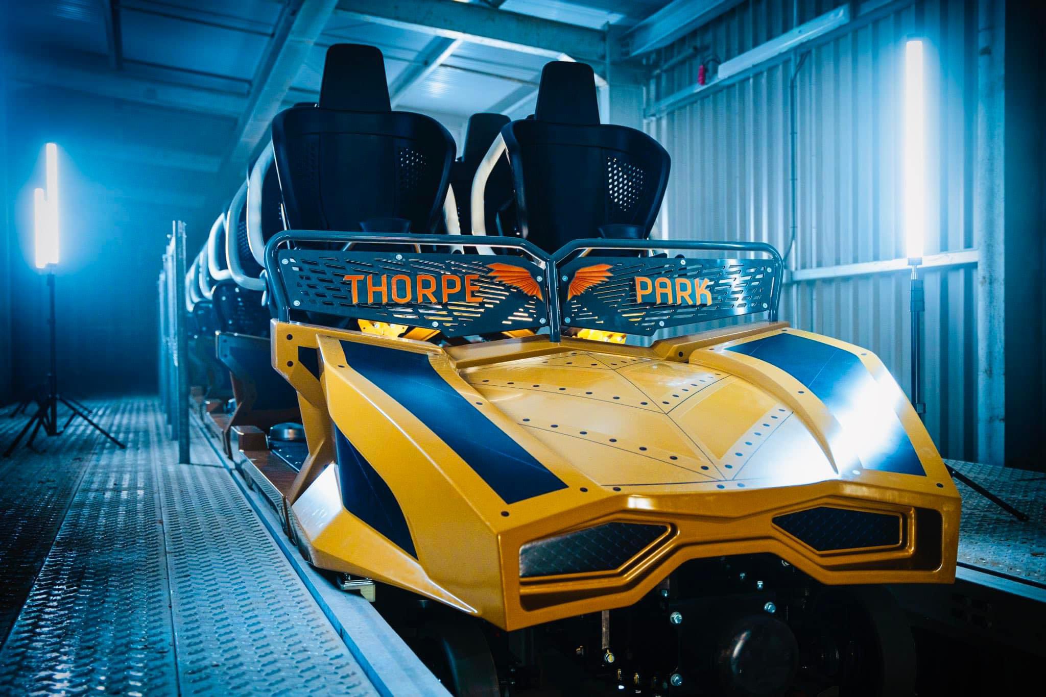 WATCH Thorpe Park Reveal the Hyperia Train UK Theme Park Spy