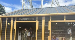 Get Your Hands on Hyperia Merchandise at Thorpe Park Hyporiuom entrance at Thorpe Park