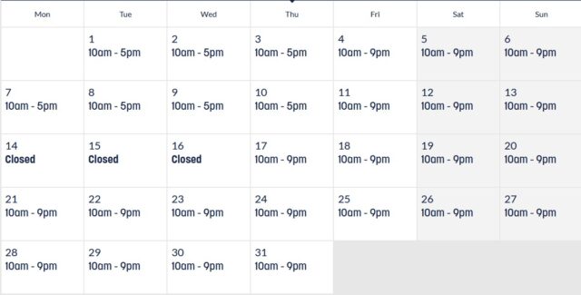 Thorpe Park Opening Times Fright Night