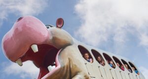 Drusillas Park: Kids for £1 offer this February Half Term Hippopotobus at Drusillas Park