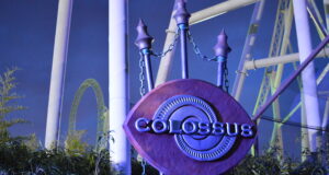 Pictures of Colossus at Thorpe Park in the Dark