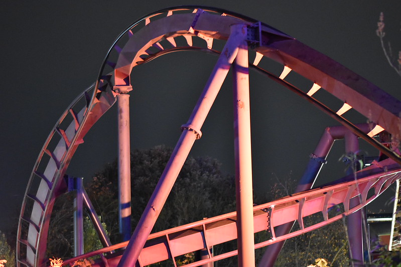 Nemesis Inferno in the Dark at Thorpe Park