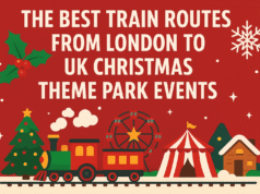 The Best Train Routes from London to UK Christmas Theme Park Events