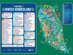 The Hyde Park Winter Wonderland Map 2025