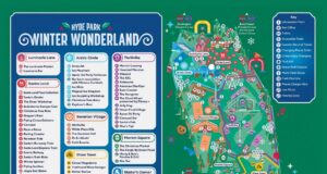 The Hyde Park Winter Wonderland Map 2025
