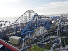 The Ultimate Coaster Tangle: Blackpool Pleasure Beach From Above