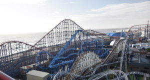 The Ultimate Coaster Tangle: Blackpool Pleasure Beach From Above