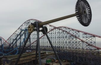 Thrilling footage reveals what it’s like to ride Pleasure Beach Resort’s new “tallest of its kind” ride for the first time
