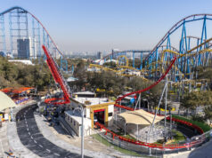 Speedway Stunt Coaster Officially OPENS at Six Flags Mexico Speedway Stunt Coaster