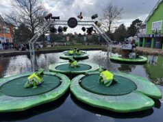 A Day in the Life of an Alton Towers Frog Fountain