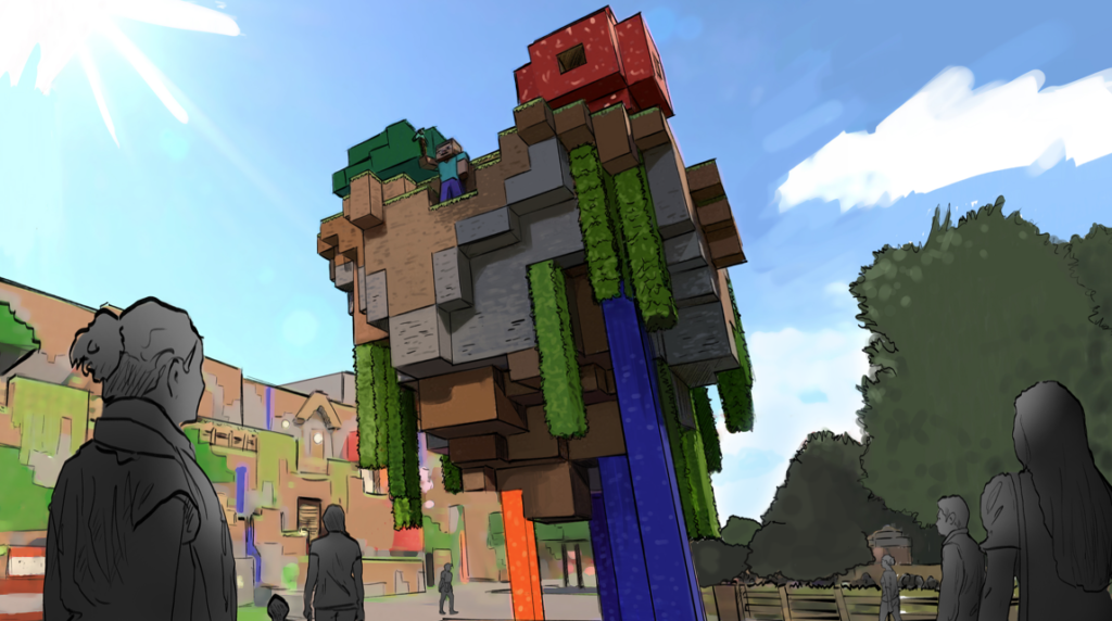 Minecraft World at Chessington 