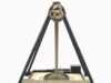 The £250 Aviktas Gyroswing Model That Collectors Will Love Three‑legged mechanical sculpture with a circular knot at the top and a central column, on a display base labeled AVIKTAS.