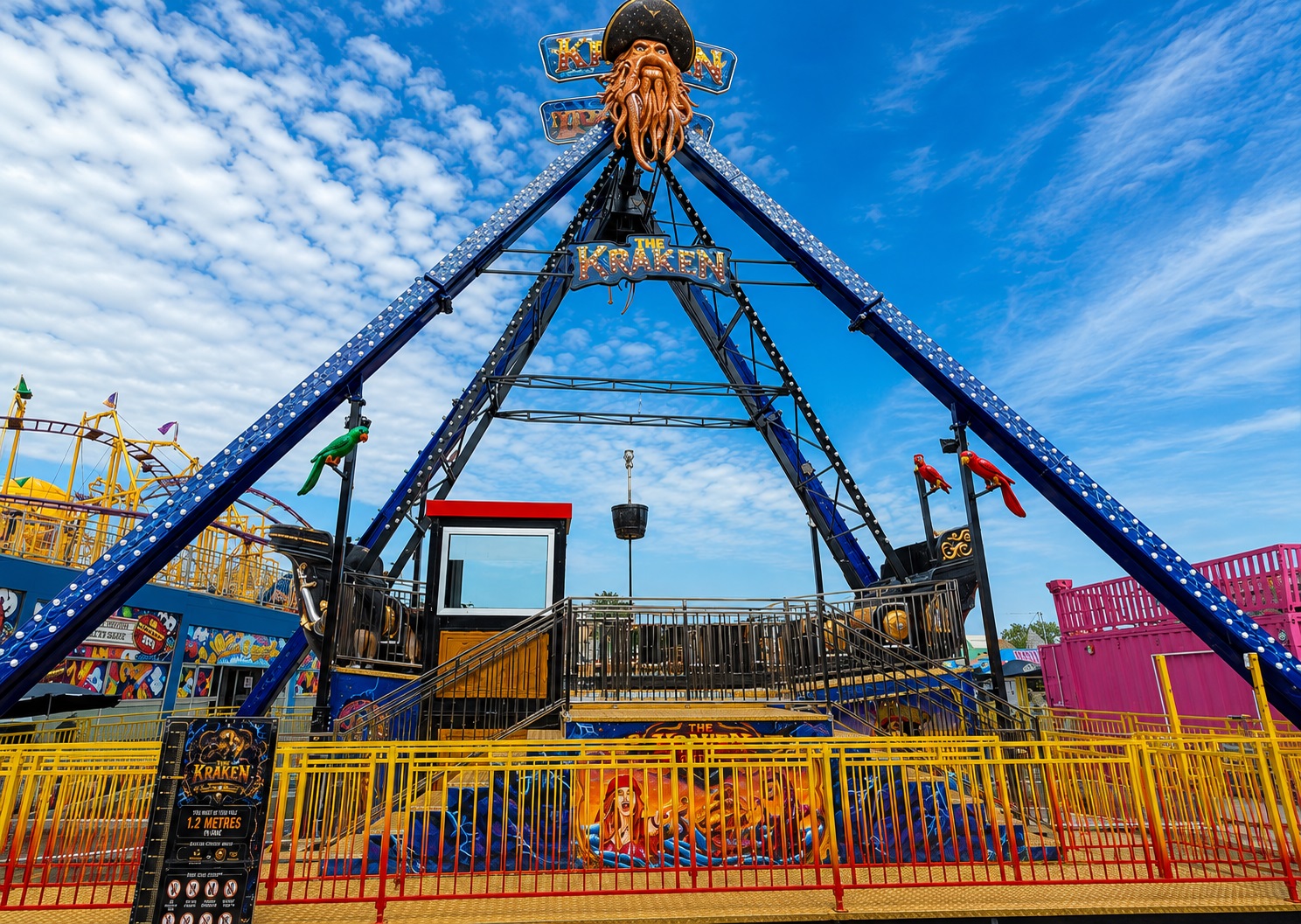 Kraken at Skegness Pleasure Beach