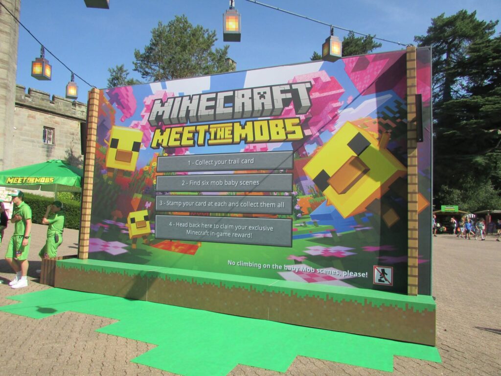 Minecraft Meet the Mobs at Alton Towers