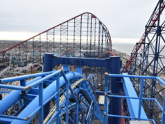 Infusion Looks Completely Different From This Angle at Blackpool Pleasure Beach