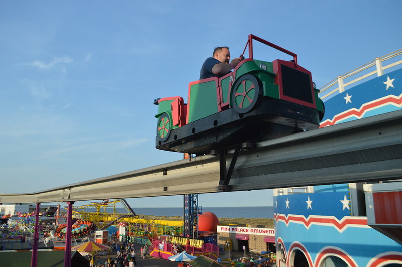 Monorail Ride at Great Yarmouth Pleasure Beach
