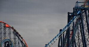 Storm Austen: Could Strong Winds Affect UK Theme Park Opening Plans? Big One and Infusion at Blackpool Pleasure Beach with bad weather moving closer