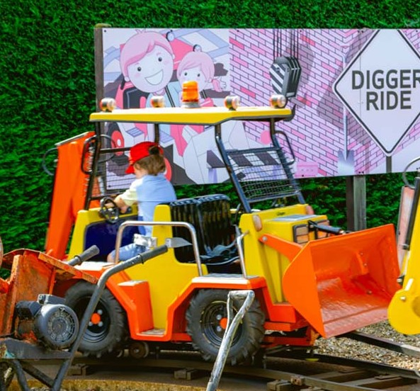 Digger Ride at Paultons Park